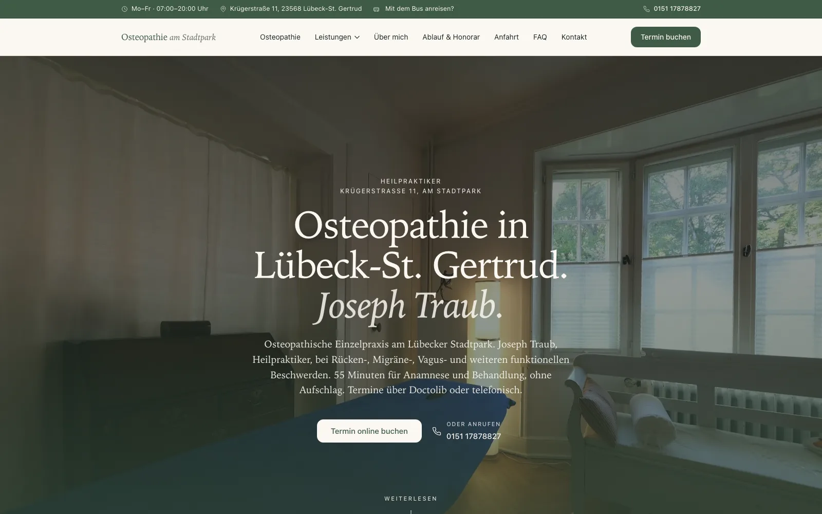 Osteopathie am Stadtpark